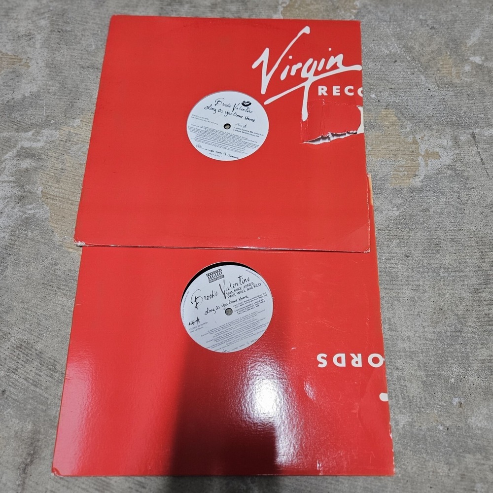 Lot of 2 Brooke Valentine – Long As You Come Home 2005 Maxi Single Promo EX/EX